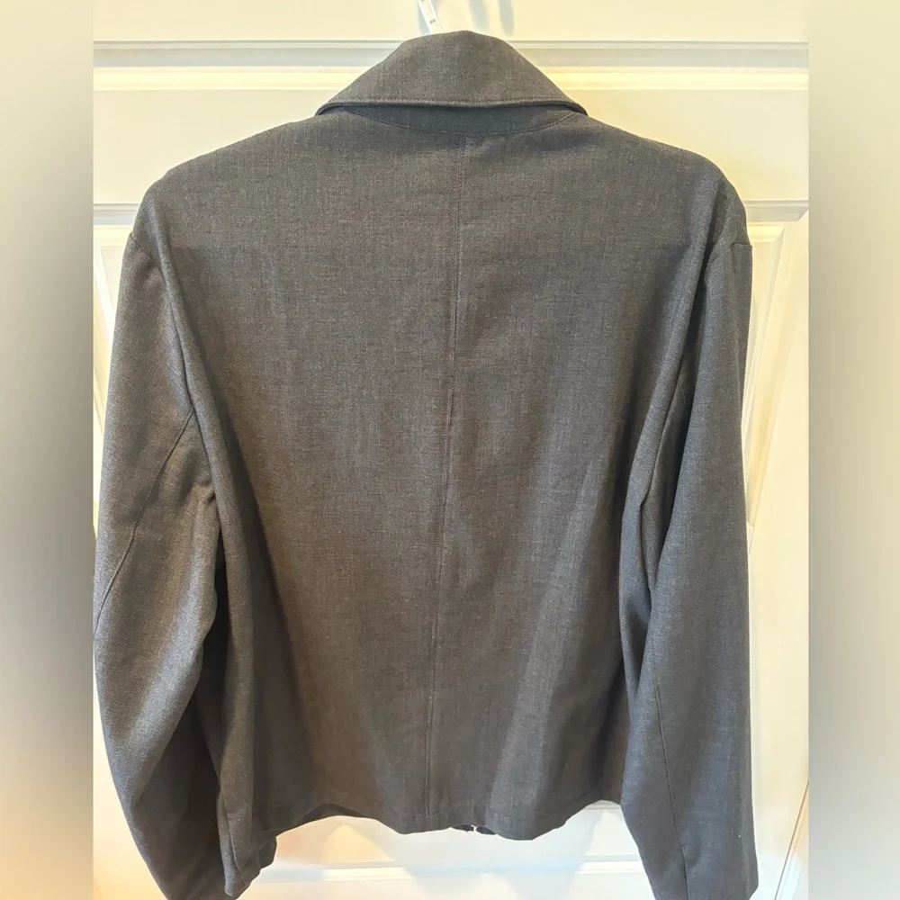 H & M Charcoal Gray Zip-Up Jacket